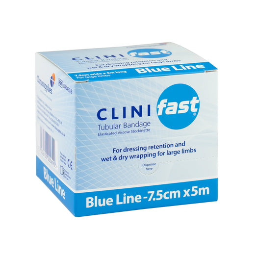 Clinifast Tubular Bandage - Elasticated Viscose Stockinette (7.5cm x 5m) (x1)
