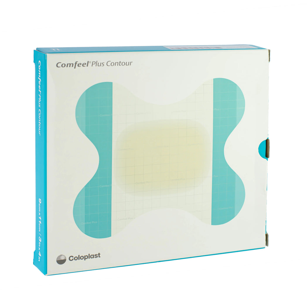 Comfeel Plus Contour Hydrocolloid Dressing (9cm x 11cm) (x10) | Vyne