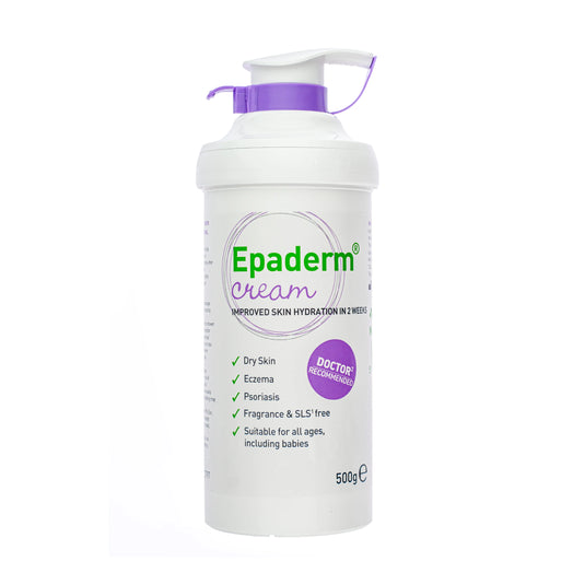 Epaderm Cream - For Eczema, Psoriasis & Dry Skin (500g) (x1)