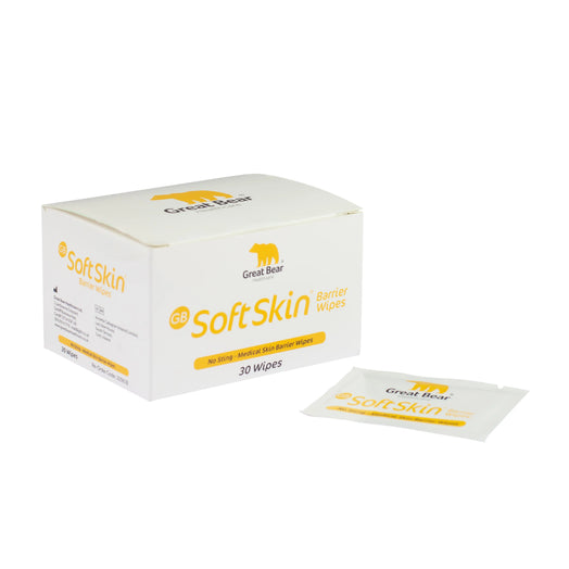Great Bear Soft Skin No-Sting Barrier Wipes (x30)