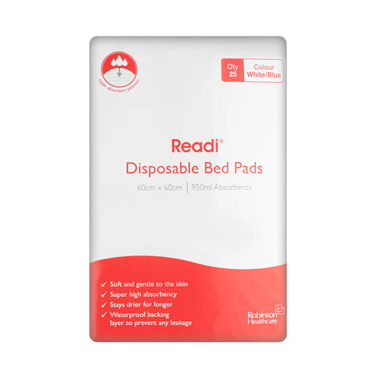 Readi Disposable Bed Pads (Multiple Sizes) (x25) Furniture Pads Vyne