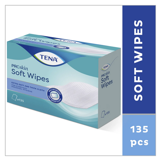 Tena - Soft Dry Wipes (x135)