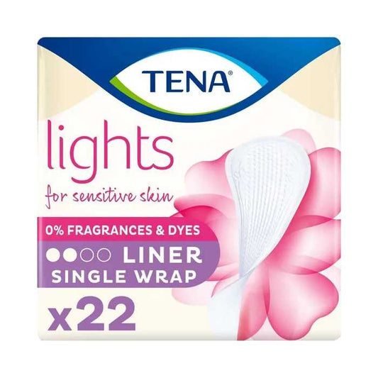 Tena Lights Liners (Single Wrapped) (x22)