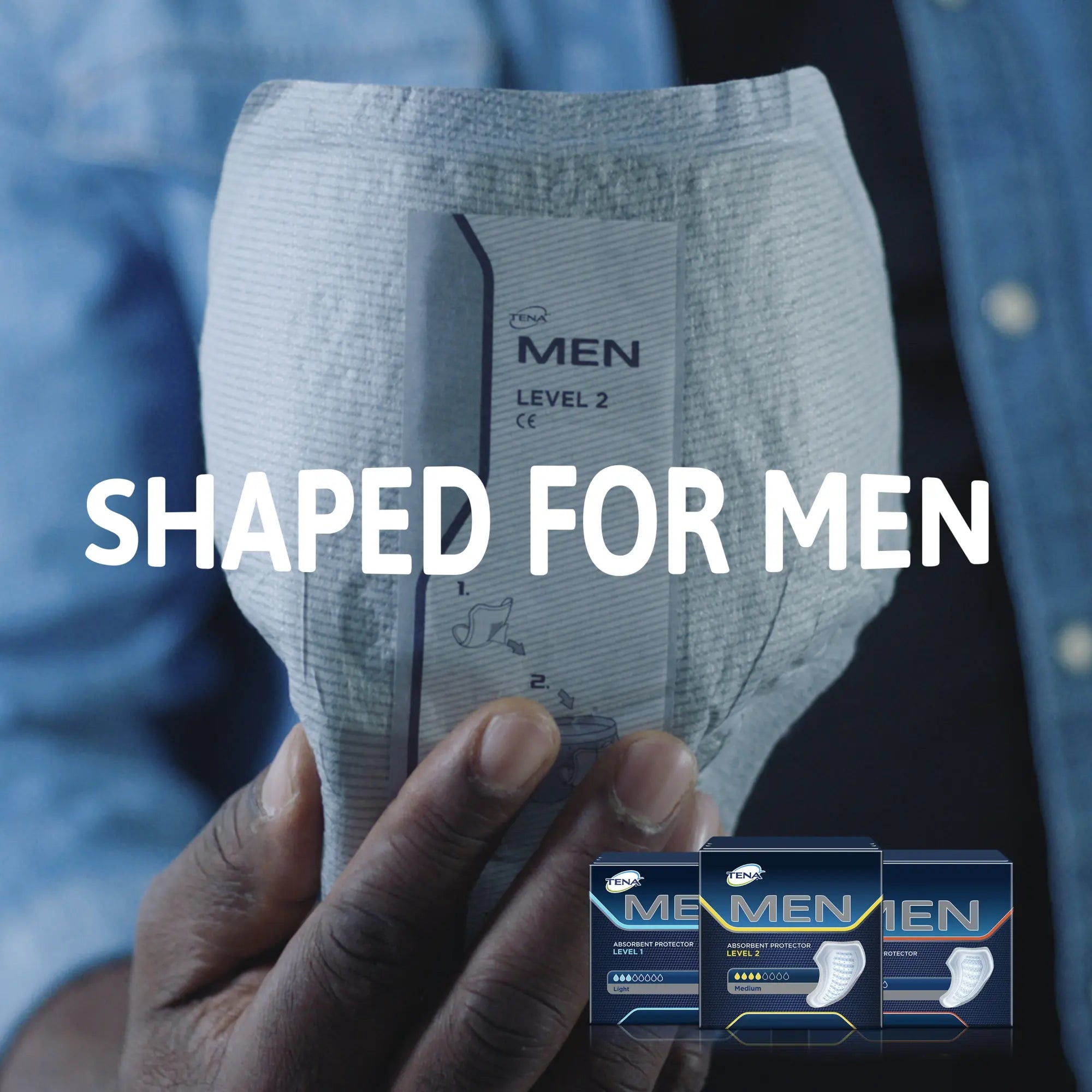 Tena Men - Absorbent Protector Pads (Level 1) (x12)