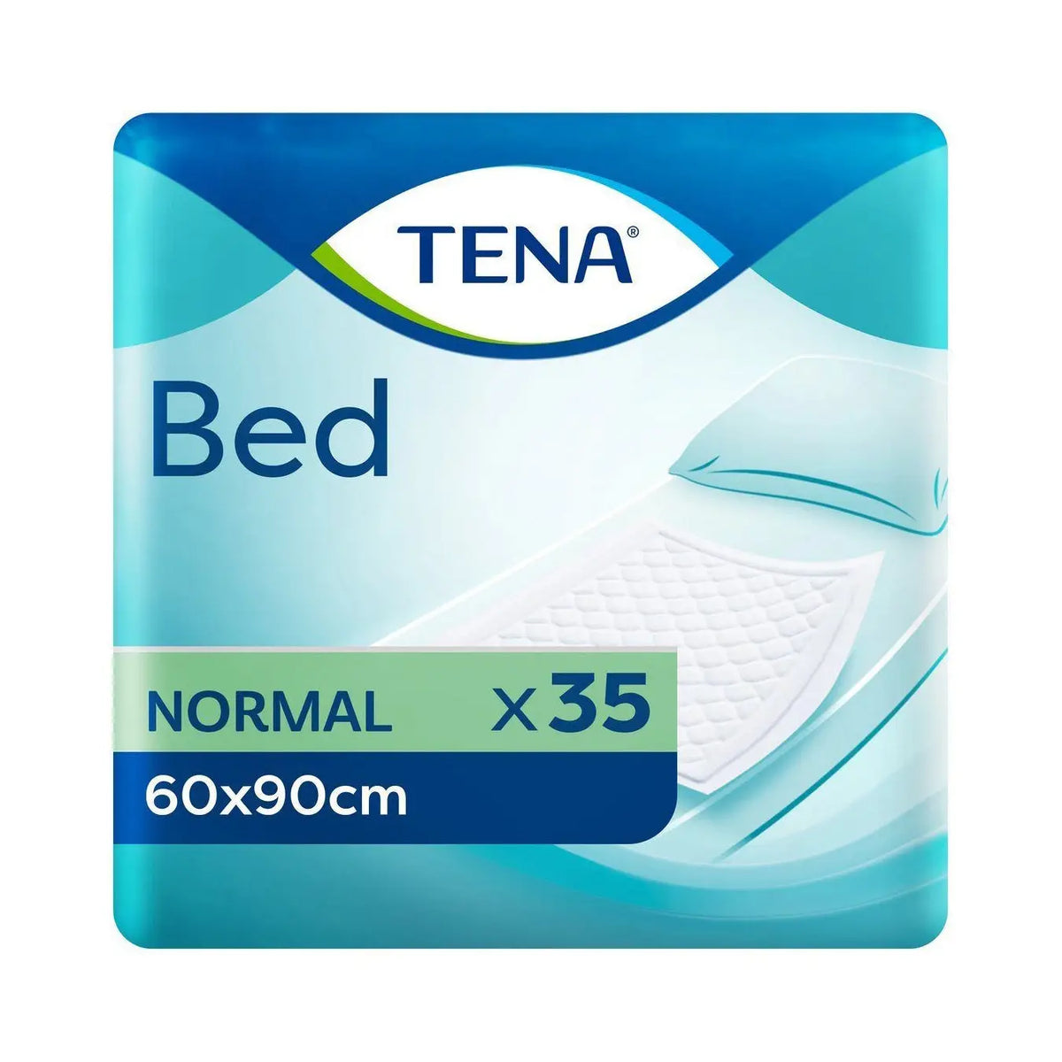 Tena Secure Zone Bed Pads - Normal Absorbency Level (x35 or 40) | Vyne