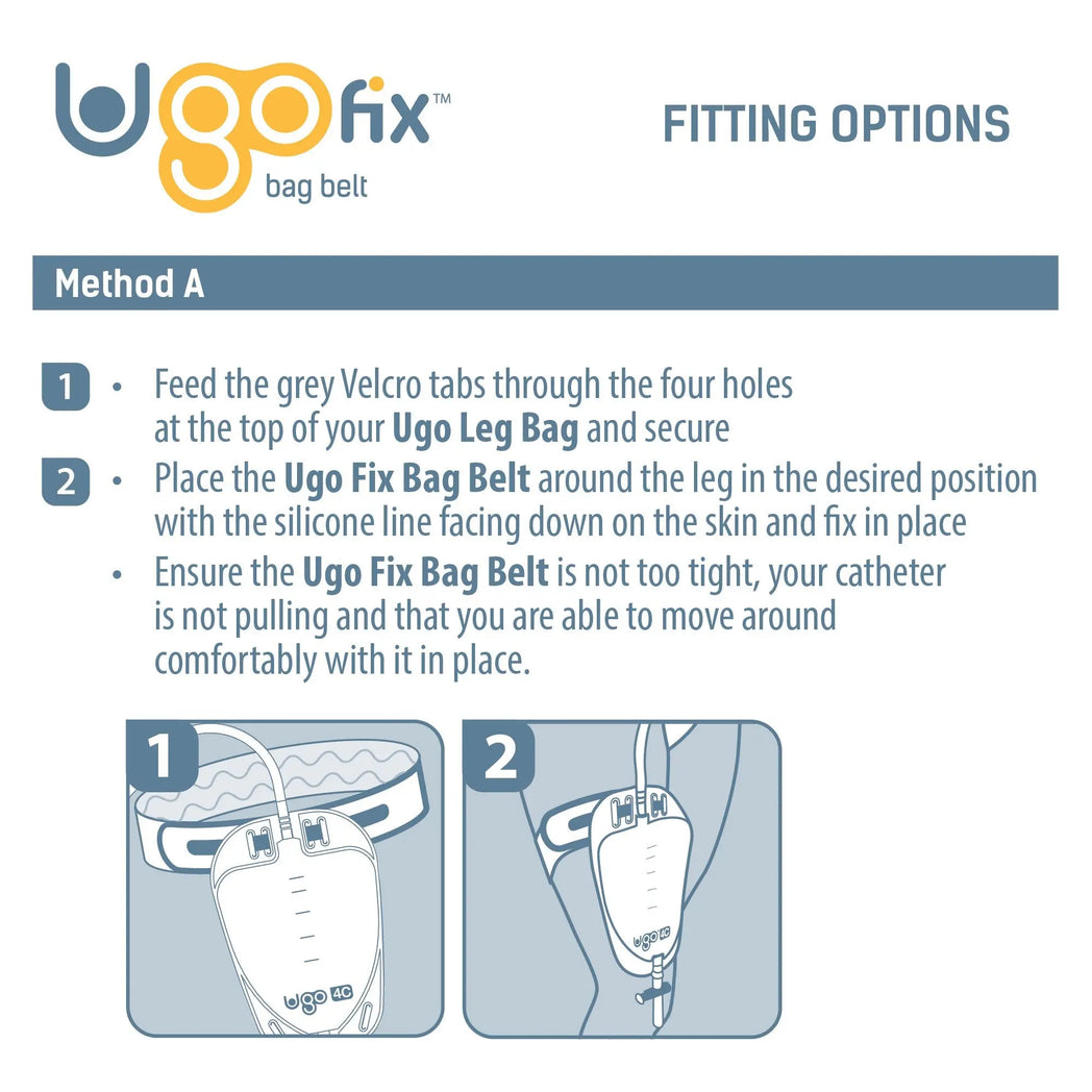 Ugo Fix Bag Belt Strap (x3) | Order Catheter Leg Bag Fixation | Vyne