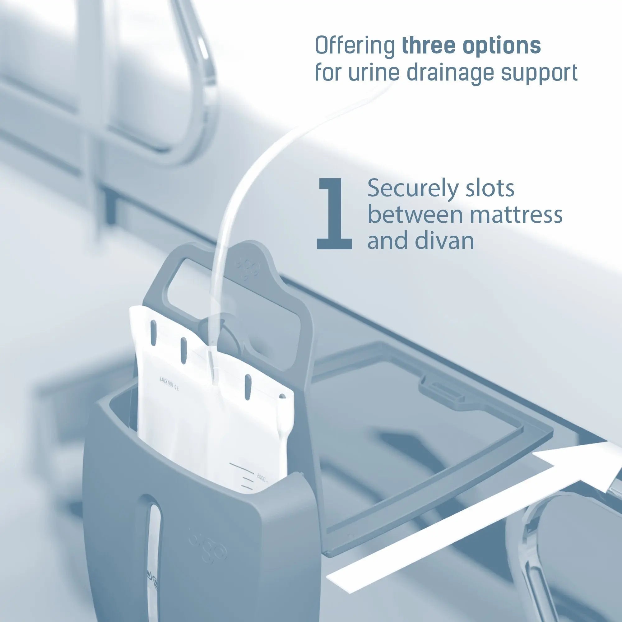 Ugo Stand with Dignity - Freestanding Night Bag Holder