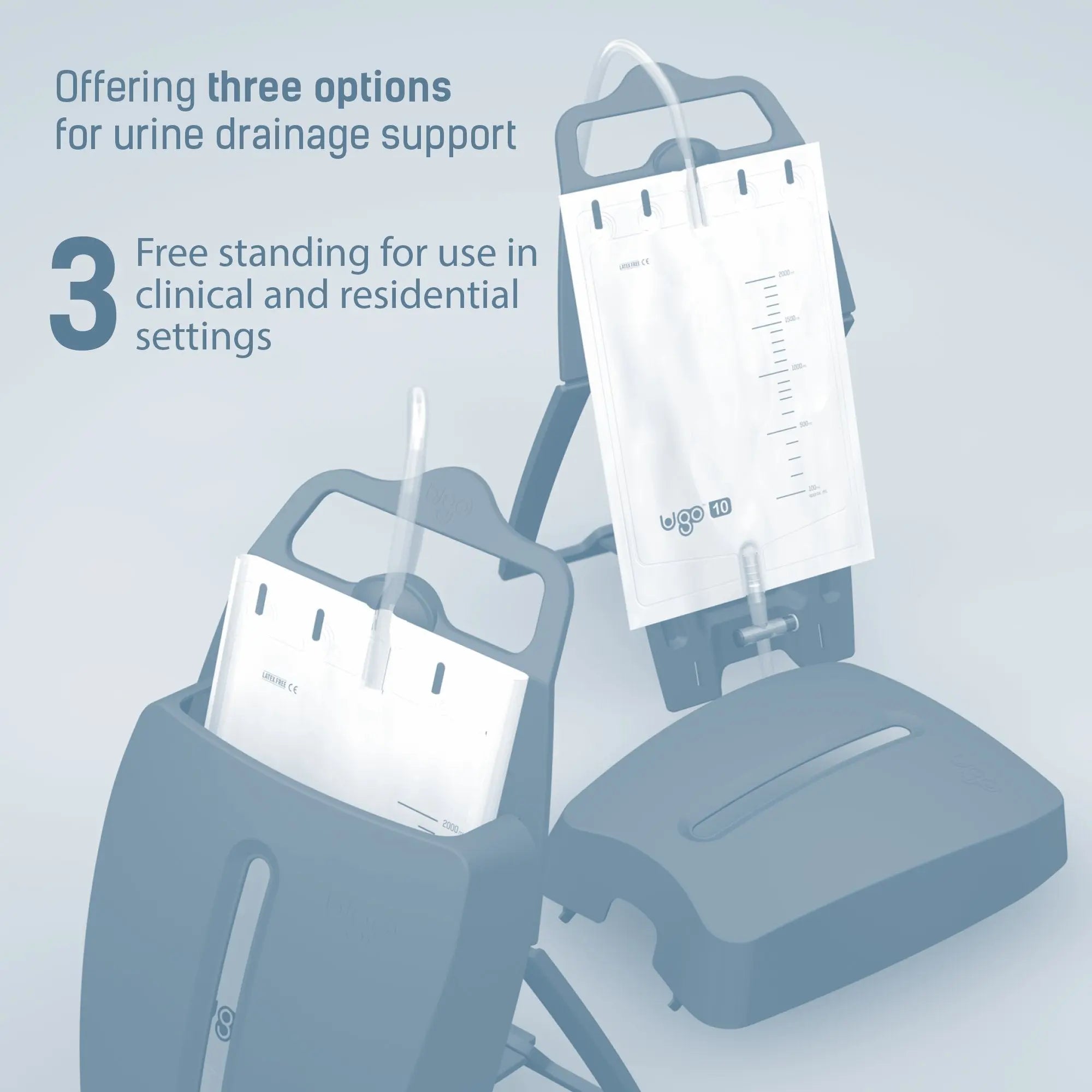 Ugo Stand with Dignity - Freestanding Night Bag Holder