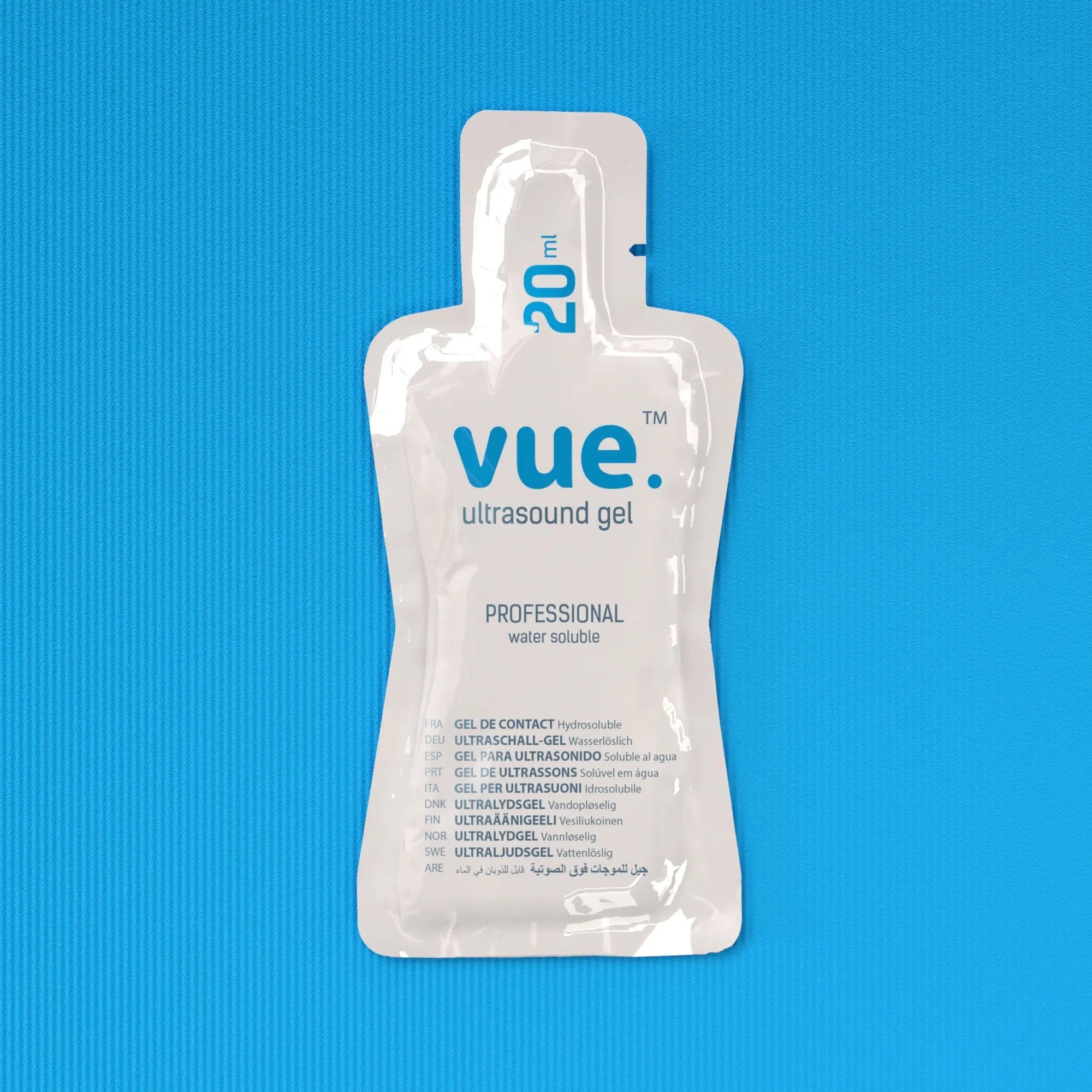 Vue Ultrasound Gel - Clear Conductive Transmission Gel (Sachets) (x30)